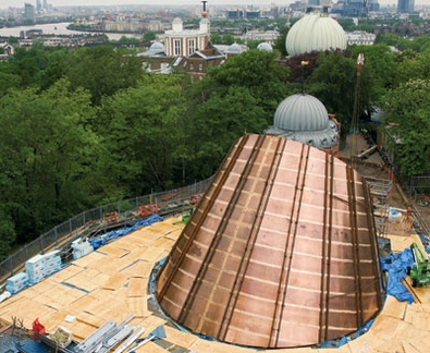 The flexibility of construction management was an advantage in the highly complex Time and Space planetarium project in Greenwich Park
